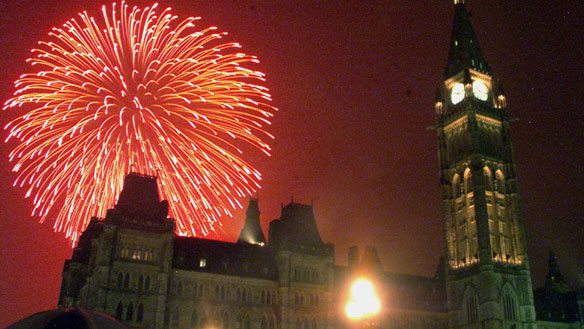 fireworks display at dlsu 100 years celebration. 2011 2010 Ottawa Canada Day